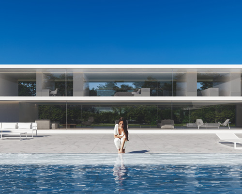 fran silvestre arquitectos recalls classical roman spaces with 'compluvium house' in madrid