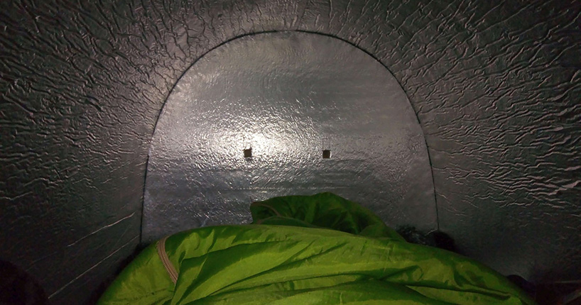 iglou is an insulated, waterproof shelter for the homeless