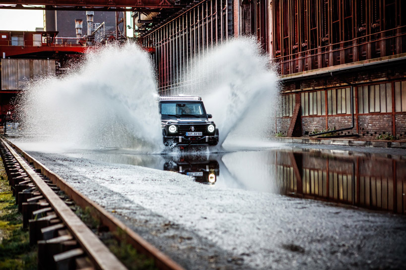 INVICTO: brabus premieres blast-proof mercedes-benz G63 with 3D-printed armor