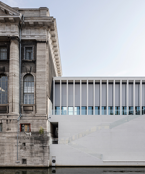 JUNG LS 990 switch lights up berlin's james simon galerie by david chipperfield architects