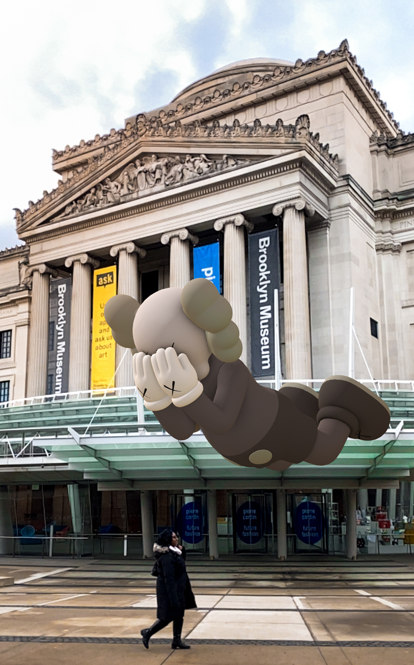 KAWS & acute art launch monumental AR sculptures in 12 locations around the  world