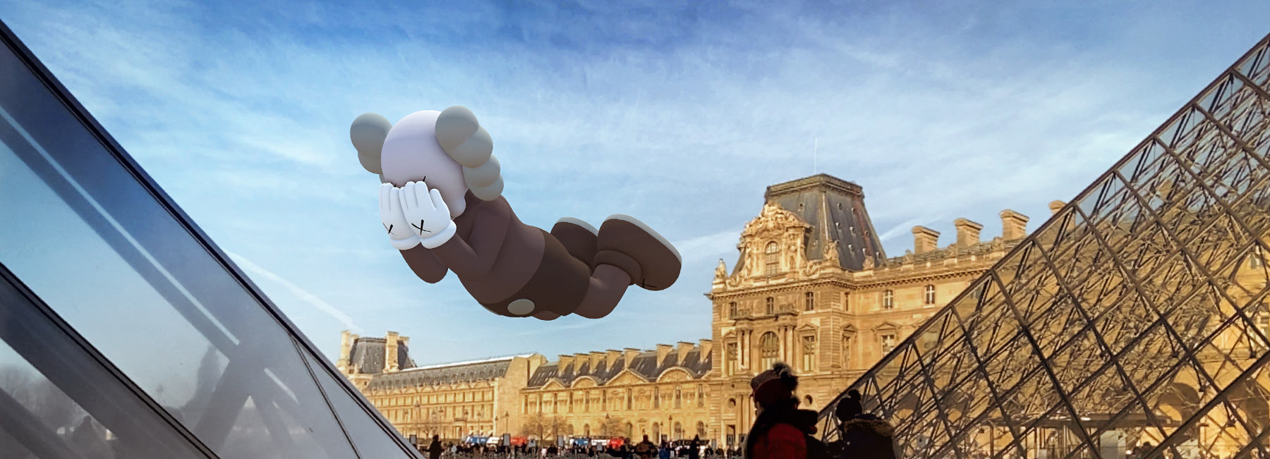 KAWS & acute art launch monumental AR sculptures in 12 locations around