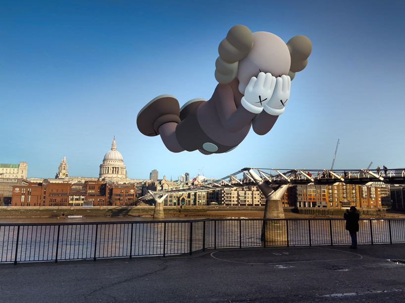  KAWS & acute art launch monumental AR sculptures in 12 locations around the world