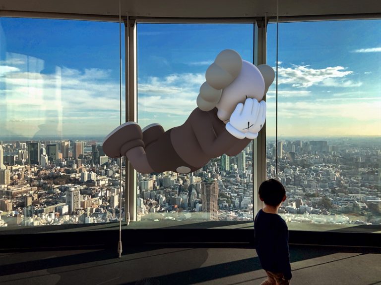 KAWS & acute art launch monumental AR sculptures in 12 locations around