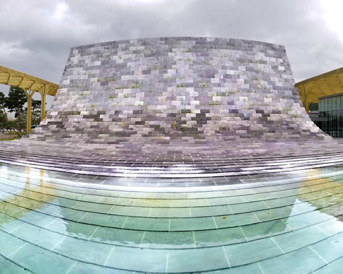 kengo kuma's gyeongju international expo pavilion is a blend of architecture and ground