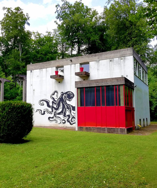 previously a boiler room, this open-plan house by le corbusier is up for sale in france
