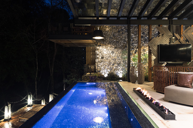 luciano gerbilsky arquitectos completes 1,200-square-meter river house in  mexico