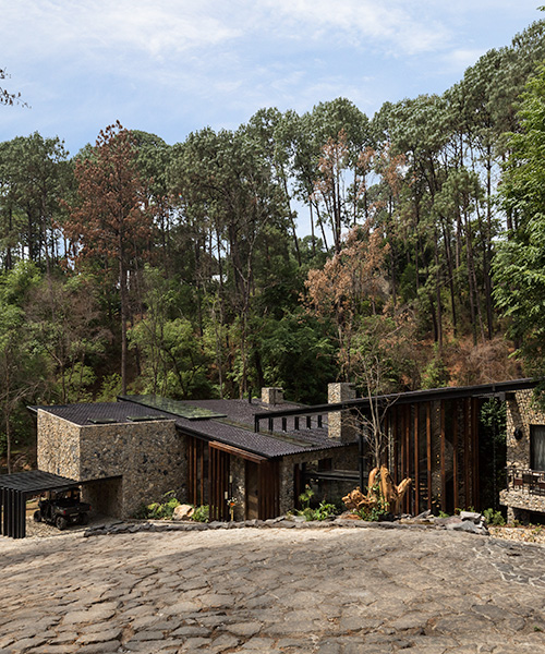 luciano gerbilsky arquitectos completes 1,200-square-meter river house in mexico