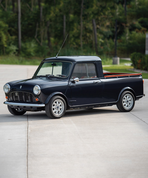 this MINI pickup truck from 1972 recalls a forgotten part of the brand's history