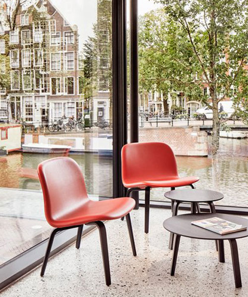 namelok reflects on history to design the anne frank house museum café in amsterdam