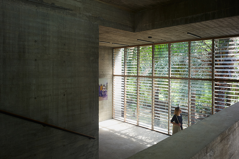 nubuke foundation extends accra campus with concrete exhibition gallery