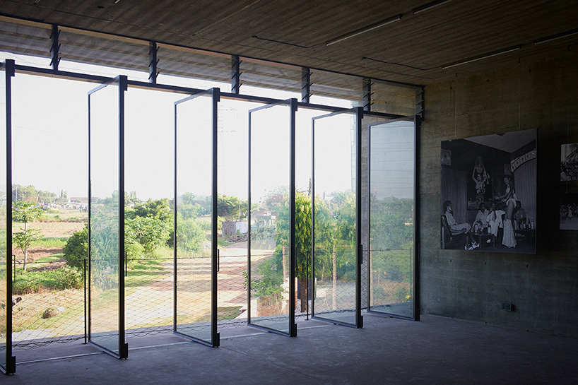 nubuke foundation extends accra campus with concrete exhibition gallery