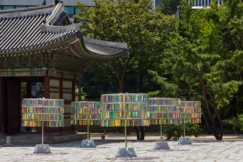 OBBA's dichroic film installations reflect color and light at deoksugung palace in seoul