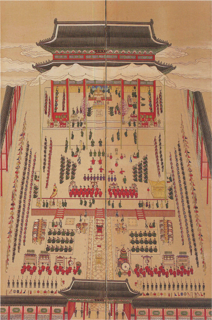 OBBA's dichroic film installations reflect color and light at deoksugung palace in seoul