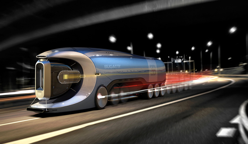 prathyush devadas designs bugatti hyper truck concept