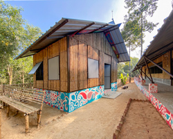 rizvi hassan designs integrated community center for bangladesh's rohingya refugee camp