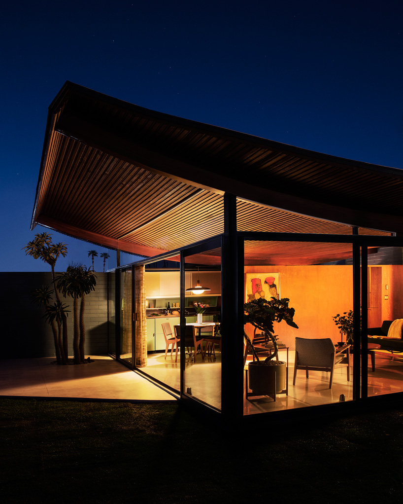 stayner architects restores mid-century 'wave' house in ​palm desert, california