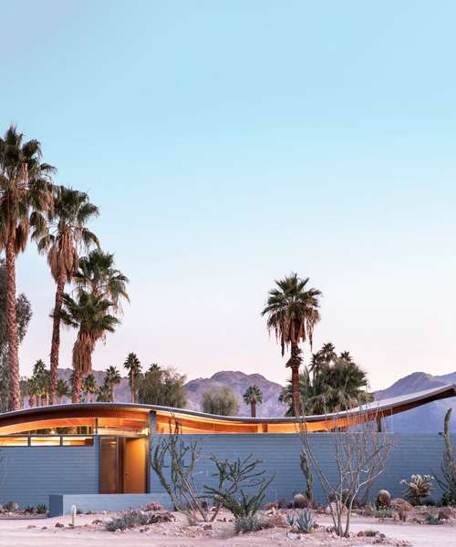 stayner architects restores mid-century 'wave' house in ​palm desert, california