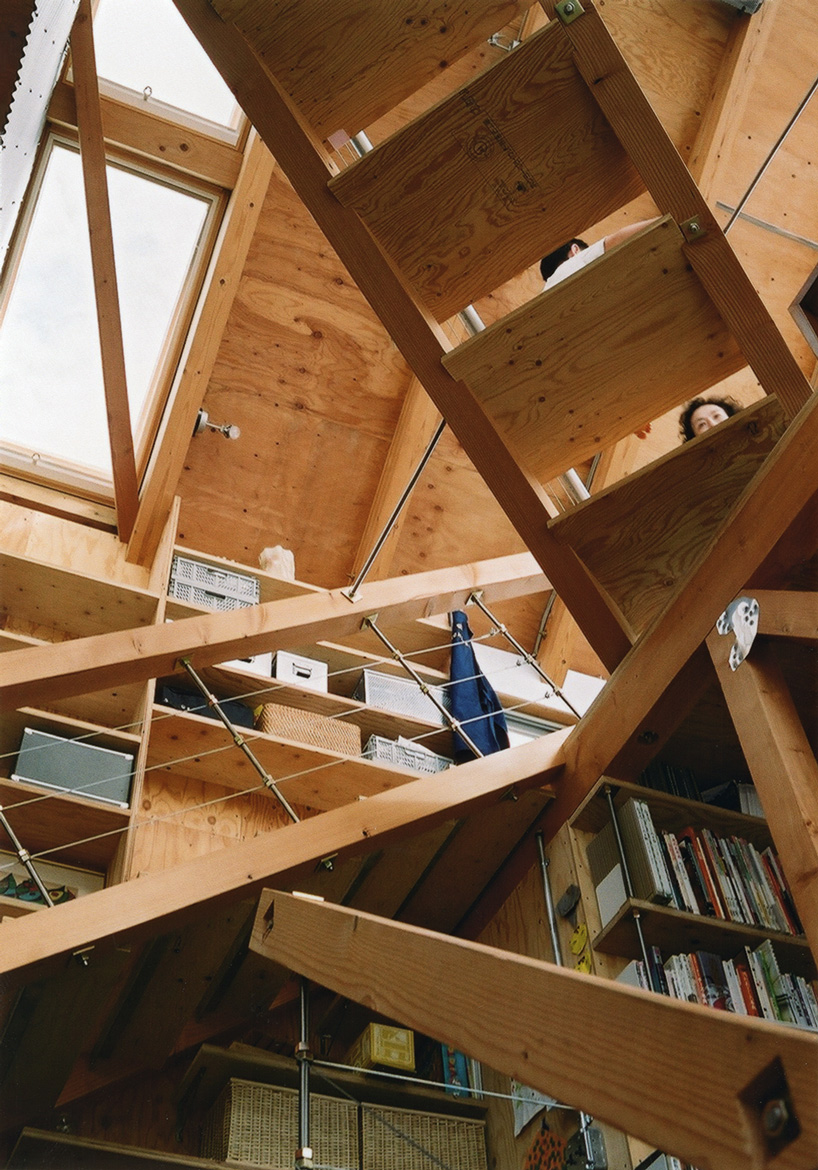 suzuko yamada architects clads daita house in inhabitable steel frame in japan