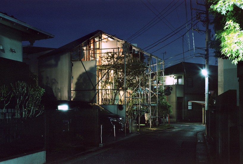 suzuko yamada architects clads daita house in inhabitable steel frame in japan