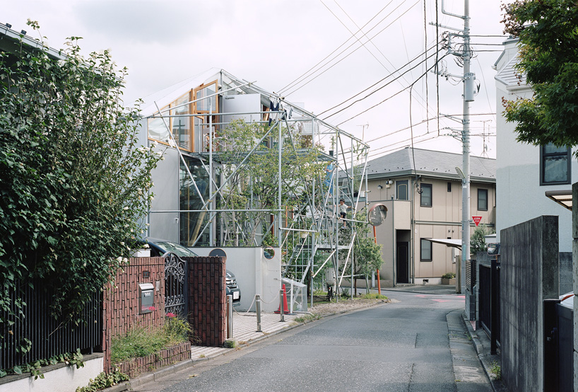 suzuko yamada architects clads daita house in inhabitable steel frame in japan