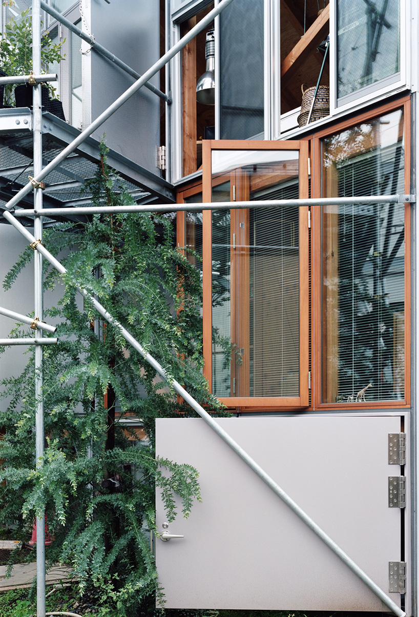 suzuko yamada architects clads daita house in inhabitable steel frame in japan