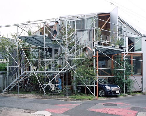 suzuko yamada clads 'daita 2019' house with inhabitable steel frame in japan