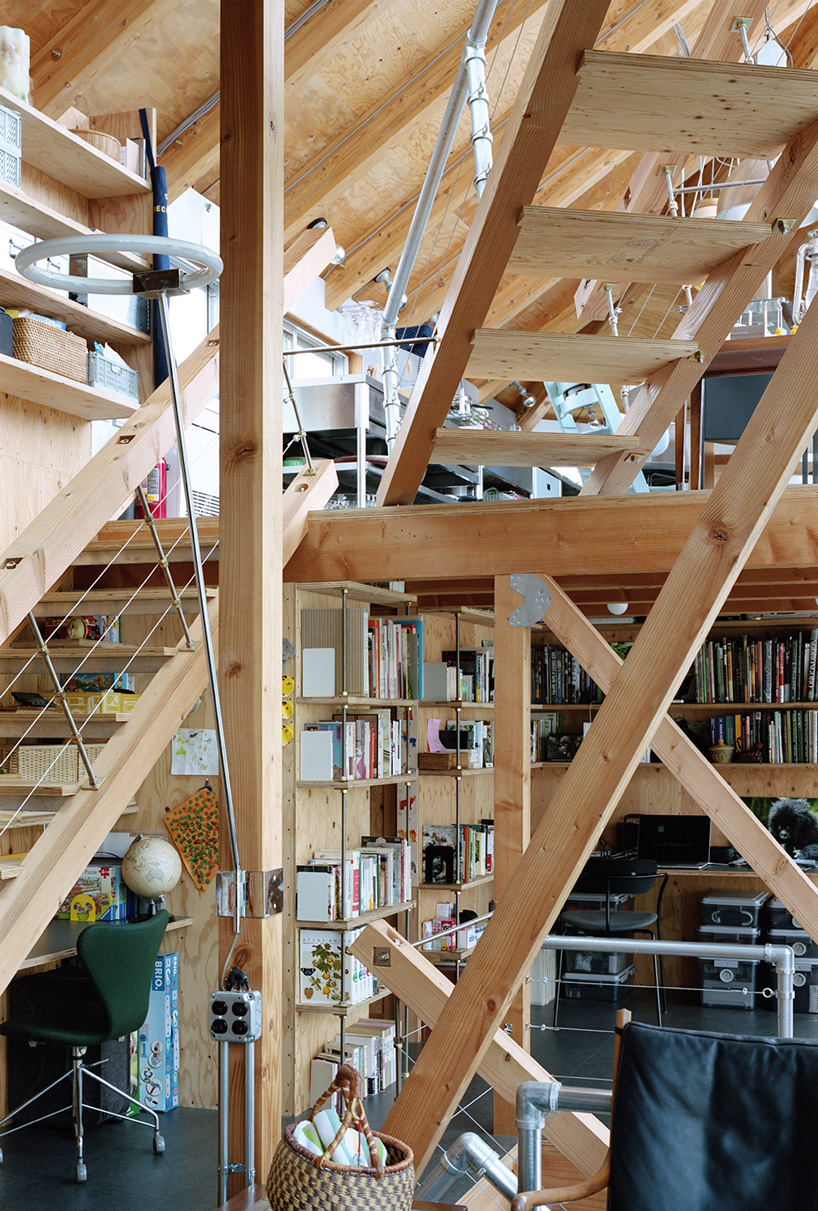 suzuko yamada architects clads daita house in inhabitable steel frame in japan