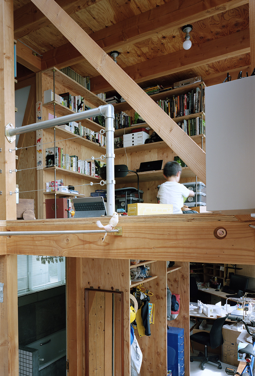 suzuko yamada architects clads daita house in inhabitable steel frame in japan