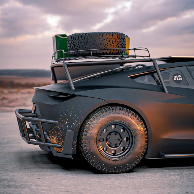 this modified tesla roadster has been designed to survive anything