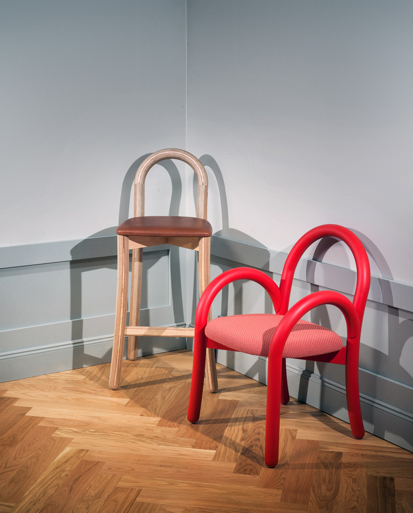 curved contours define thomas sandell's goma chair collection for made by choice