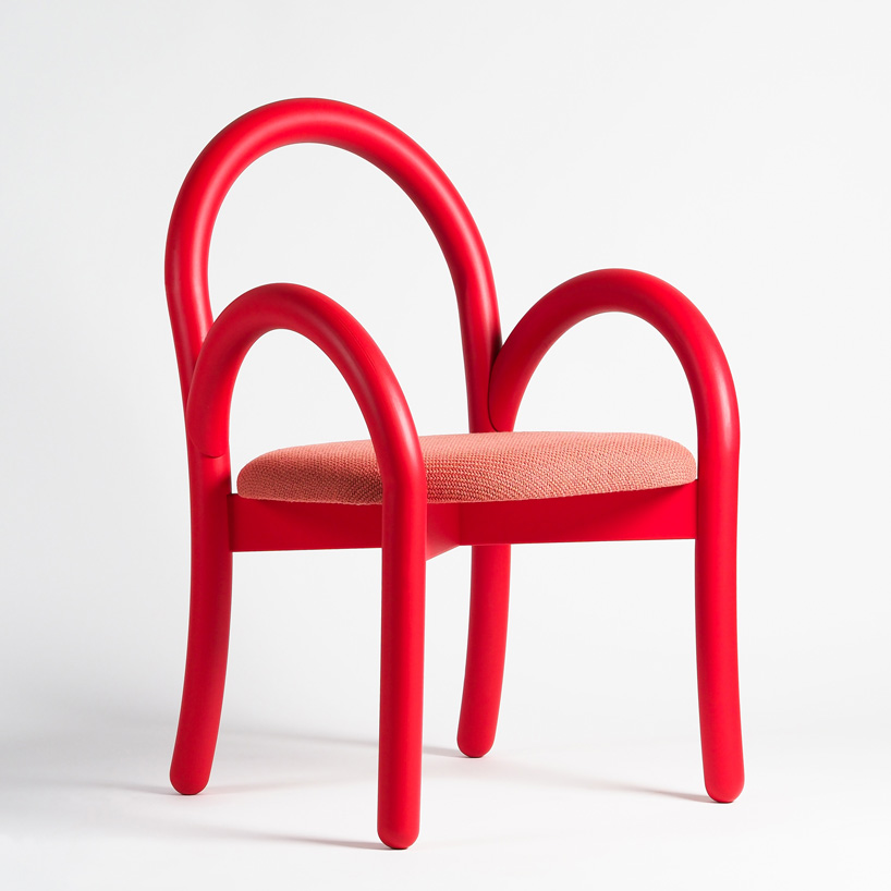curved contours define thomas sandell's goma chair collection for made by choice
