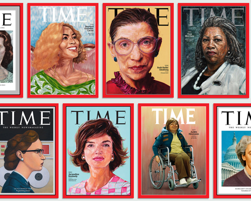 TIME magazine designs 100 covers for its women of the year project