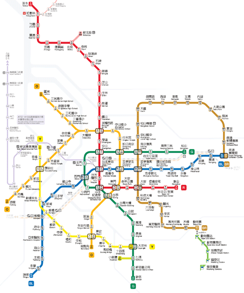 ting-jui sun imagines a legible and user-friendly design for taipei metro map