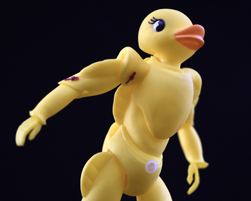 tomohiro yasui builds posable action figures out of everyday items