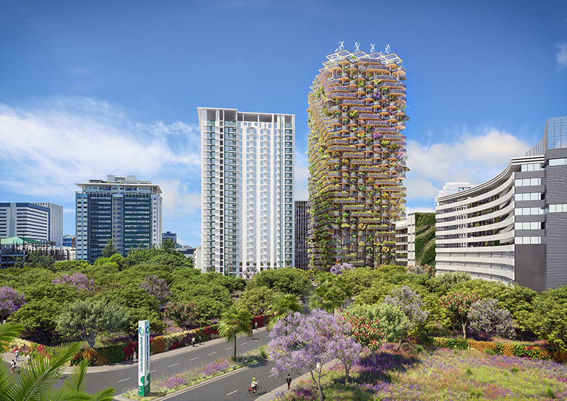 Vincent Callebaut Plans Rainbow Tree Residential Tower For The Philippines