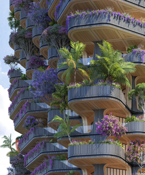 vincent callebaut plans 'rainbow tree' residential tower for the philippines