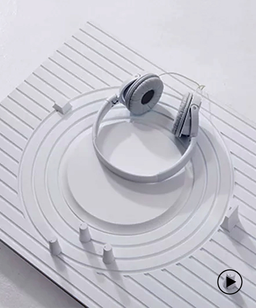 'whiteout' is a simplified DJ console inspired by japanese zen gardens