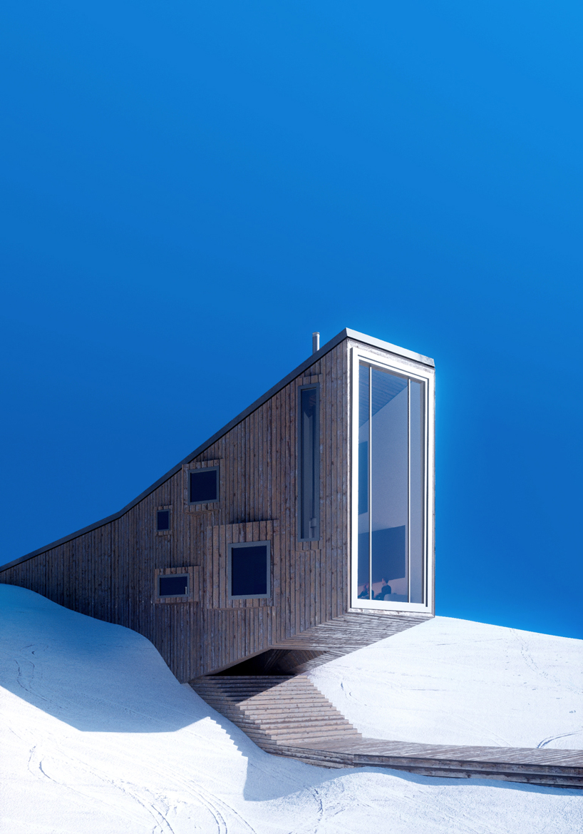 the winter hotel by davit and mary jilavyan emerges from the slopes
