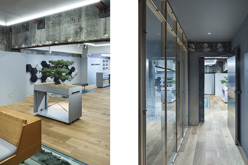 DDAA embeds speakers in glass flooring within bang & olufsen flagship store in tokyo