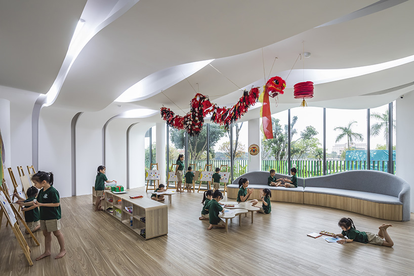 LAVA & module K's ecoKid kindergarten in vietnam encourages curiosity in children