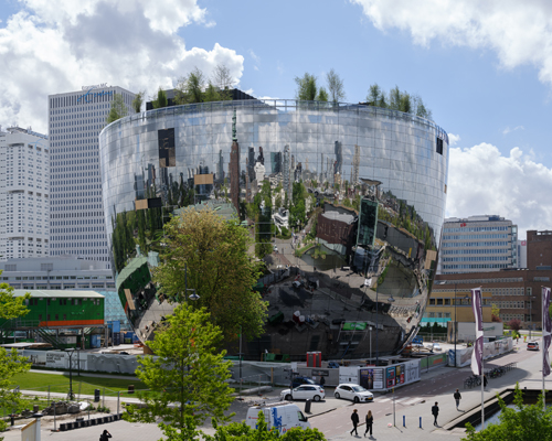 MVRDV's tree-topped depot boijmans van beuningen nears completion in rotterdam