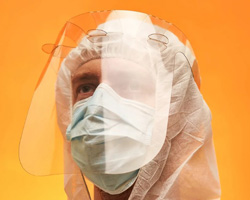 adam miklosi introduces cheap and simple face shield in response to COVID-19 crisis