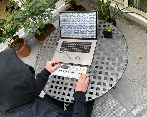 antoine bertin decoded COVID-19 to make a melody from the virus