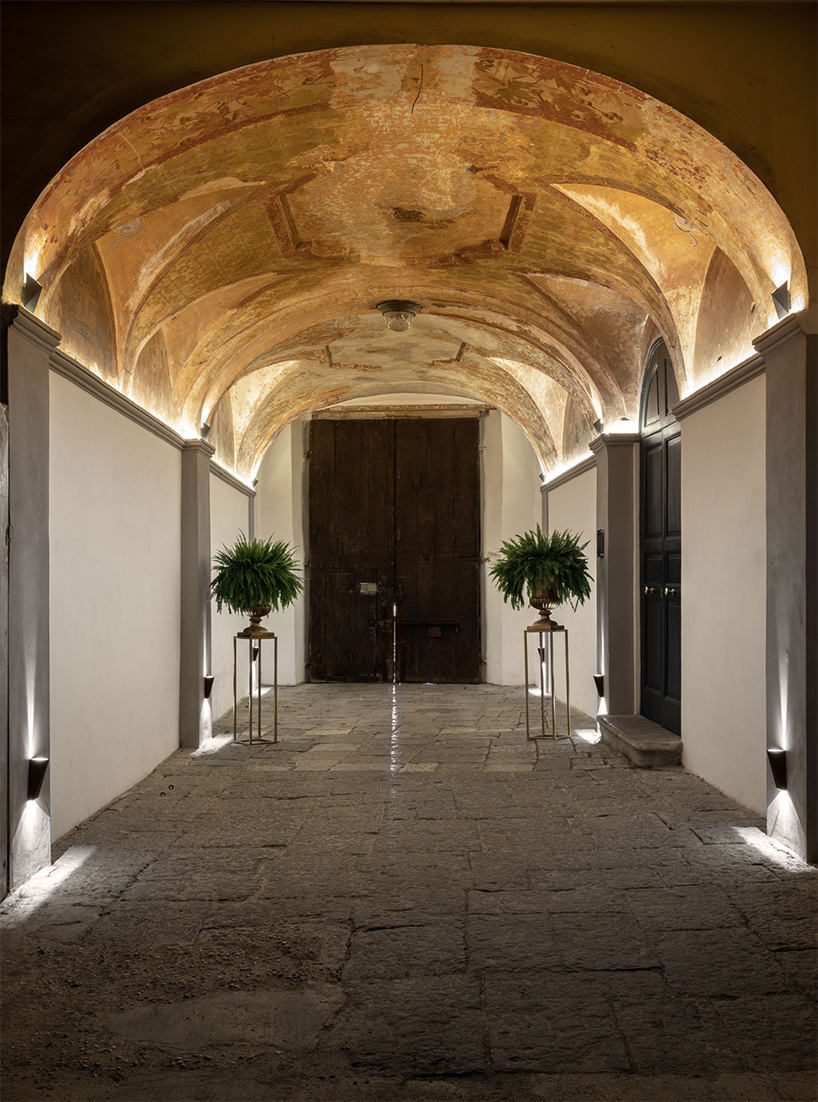 antonio di maro transforms italian palazzo into stylish 'champagneria'
