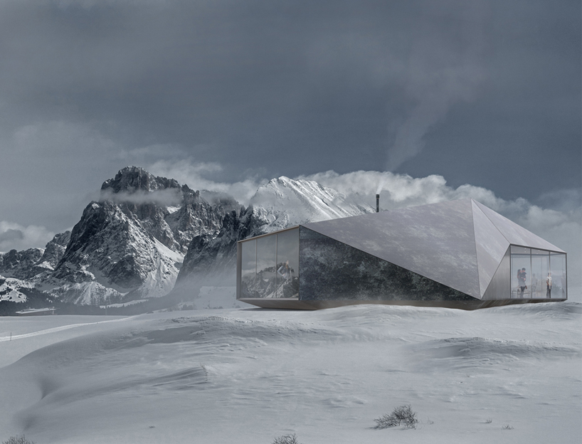 antony gibbon's 'stealth house' recalls a radical villainous hideout