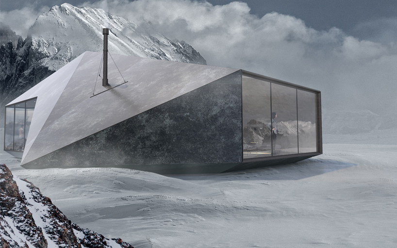 antony gibbon's 'stealth house' recalls a radical villainous hideout