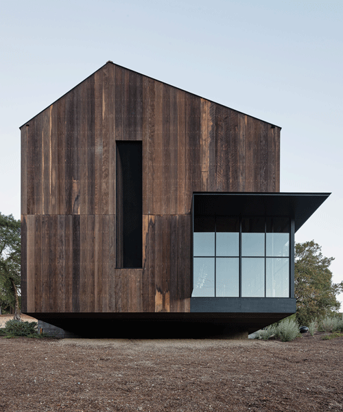 faulkner architects' modern 'big barn' echoes rural california