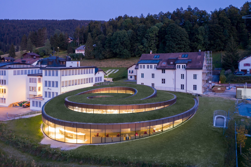 audemars piguet's spiraling museum designed by BIG opens to the public in switzerland