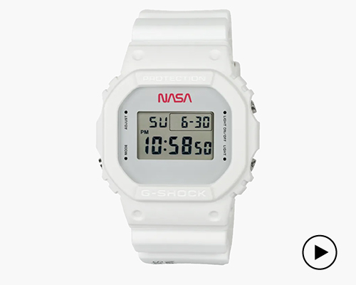 all systems go: casio launch limited-edition G-shock timepiece with NASA